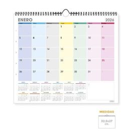 Calendario (2026) Senfort Pared Multicolor Mensual 325X270 Calendario (2026) Senfort Pared Multicolor Mensual 325X270 Precio: 7.58999967. SKU: B1GCF9KFXX