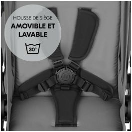 Hauck HAU1731474471948 Set de Viaje 3 en 1 Shop N Care Trio - Cochecito, Capazo, Silla de Auto, Adaptadores - 4 Ruedas - Gris