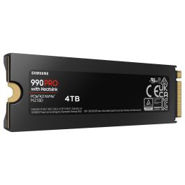 Samsung 990 PRO SSD M.2 4TB NVMe PCIe 4.0 x4 Lectura 7450MB/s con Disipador Retail