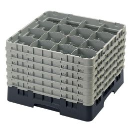 CAMBRO - 16S1214-110 - Cesta de lavado 16 comp. 6 alturas - 10,9 cm Ø máx. - alt. máx. 32,3 cm - 50 x 50 x 34,9 cm - Negro Precio: 116.89000026. SKU: B1AMGEXWXX
