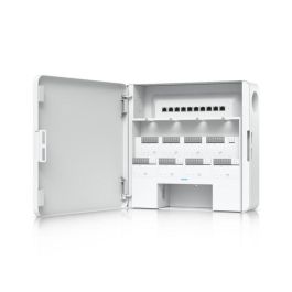 Ubiquiti Enterprise Access Hub para Control de Acceso 8 Puertas con Respaldo de Batería, 10 Puertos Gigabit, 8 PoE 240W Ubiquiti Enterprise Access Hub para Control de Acceso 8 Puertas con Respaldo de Batería, 10 Puertos Gigabit, 8 PoE 240W