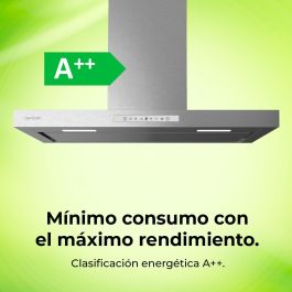 Cecotec Campana Convencional Bolero Flux TT 908000 Slim 90 cm Blanco A++ 3 velocidades