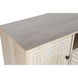 Buffet Boho DKD Home Decor Blanco Natural 42 x 75 x 115 cm