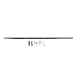 Metaltex Barra de colgar para cocina Leonardo 78cm Metal cromado con elementos de fijación incluidos