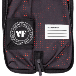 Vicfirth Funda Baquetas Vf Essential - Red Dot con Espacio para 4-5 Pares y Bolsillo Interior