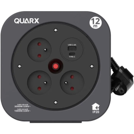 Quarx QUA1719191081312 Carrete S-Box 12m 3 Tomas 16A USB Tipo A y C Precio: 44.5000006. SKU: B1BM4R2J2C