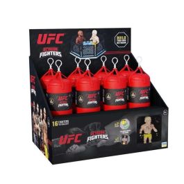 Bizak Figura de Acción Articulada UFC Coleccionable con Punching Bag y Set de Lucha Completo - Juguete para Niños de 3+ Años - 7.5 cm
