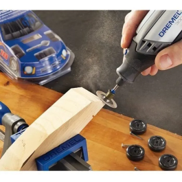 Dremel Discos de lijado S411 EZ Speedclic para lijado y modelado ligero, Ø 30 mm, grano 60 y 240