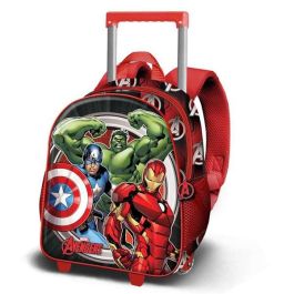 Marvel Los Vengadores Mochila 3D con Ruedas Pequeña Infantil Los Vengadores Rojo 7L 30x25x10cm Precio: 26.80392. SKU: B1AS6PVT7C