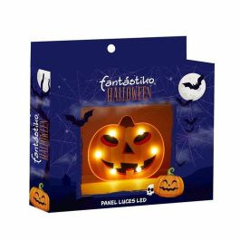 Marquesina calabaza con luz 19,5x16 cm Marquesina calabaza con luz 19,5x16 cm