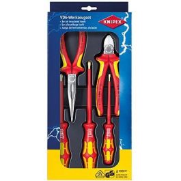 Knipex VDE-Werkzeugsatz Zangenset 5 piezas - Alicates profesionales aislados para electricistas Precio: 124.50000002. SKU: B159NMD4JB