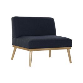 Sillon Scandi DKD Home Decor Azul Marino 66 x 72 x 80 cm