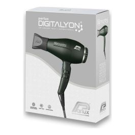 Parlux DIGITALYON Secador de Pelo Antracita. Tecnología Iónica, Filtro HFS. Diseño Ergonómico para Secado Profesional. 1 unidad.