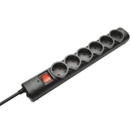 Regleta con interruptor Trust 21059/ 6 Tomas de corriente/ Cable 1.8m/ Negra Precio: 20.50000029. SKU: S7800474