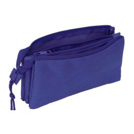 Safta Portatodo Triple Atco. de Madrid Teen Dark Blue 22x12x3 cm