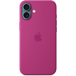 Apple Funda iPhone 16 Plus MagSafe de Silicona - Fucsia con Protección contra Caídas y Resistente a Rayones