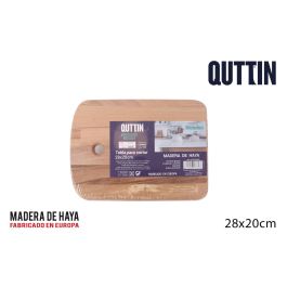Tabla de cortar Quttin 28x20x1.7 cm con agujero (12 Unidades) Precio: 45.50000026. SKU: B1JTDPPNVH