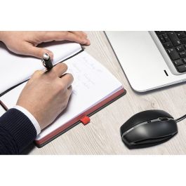 Cherry GENTIX 4K Ratón óptico ambidiestro USB 3600 DPI para oficina Negro