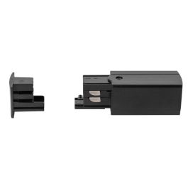 Conector Inicial Carril Trifásico Negro