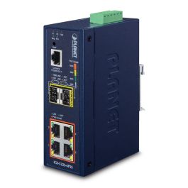 Planet Switch industrial 4 puertos PoE Gigabit 10/100/1000T 802.3at + 2 SFP 100/1000X gestionable L2+ Precio: 326.69000056. SKU: B17JYEPKCS