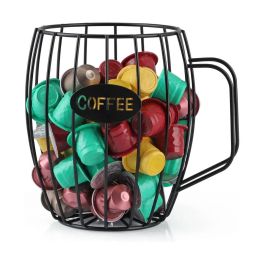 Inde Organizador de Metal para Cápsulas de Café y Tazas Quttin, 13.5x12x18 cm (8 Unidades) Inde Organizador de Metal para Cápsulas de Café y Tazas Quttin, 13.5x12x18 cm (8 Unidades)