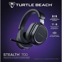 Turtle Beach TUR0731855051021 Auriculares Gaming Inalámbricos Multiplataforma Stealth 700PC (Gen3) Negro