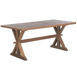 DKD Home Decor 2c24 Mesa Comedor Indio Natural Madera Reciclada 180 x 90 x 78 cm Precio: 491.99877155. SKU: B1HQNT9FEP