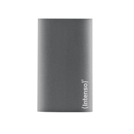 Intenso Disco Duro Externo SSD 256GB, USB 3.0, Hasta 320 MB/s Lectura, Resistente a Golpes, Color Antracita