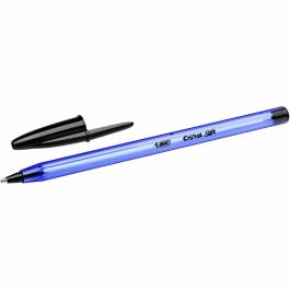 Bic Bolígrafo Cristal Soft B50 Bcl Negro, Tinta EasyGlide, Escritura 35% más suave, Caja 50 Ud