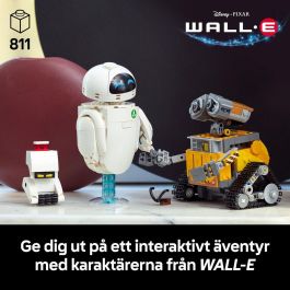 LEGO Disney y Pixar 43279 WALL-E y EVE Set de Construcción DIY para Adultos