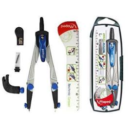 Maped Compás Technic Compact Con Adaptador, Estuche De Minas, Afilaminas Y Regla Estuche De 4 Piezas Precio: 6.50000021. SKU: B1CNYFQG9R