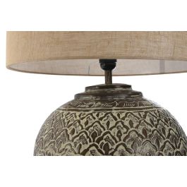 DKD Home Decor Lámpara Sobremesa Mundra Cobre Beige 42 x 62 x 42 cm