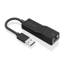 Adaptador USB 3.0 Aisens A106-0766/ USB Macho - RJ45 Hembra/ 15cm/ Negro Precio: 12.94999959. SKU: B123HB3HLQ