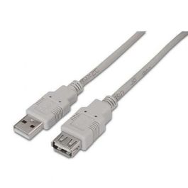 Cable Alargador USB 2.0 Aisens A101-0014/ USB Macho - USB Hembra/ Hasta 2.5W/ 60Mbps/ 3m/ Beige Precio: 4.94999989. SKU: B17GGSPZPE