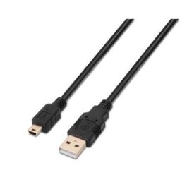 Cable USB 2.0 Aisens A101-0023/ USB Macho - USB Mini Macho/ Hasta 2.5W/ 60Mbps/ 50cm/ Negro Precio: 4.94999989. SKU: B1AEDSFDKH