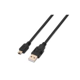 Cable USB 2.0 Aisens A101-0026/ USB Macho - USB Mini Macho/ Hasta 2.5W/ 60Mbps/ 3m/ Negro Precio: 4.94999989. SKU: B1F34TCAJW