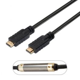 Cable HDMI 1.4 Aisens A119-0104/ HDMI Macho - HDMI Macho/ Hasta 10W/ 720Mbps/ 20m/ Negro