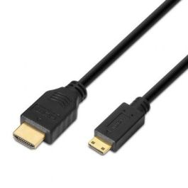 Cable HDMI Aisens A119-0114/ HDMI Macho - Mini HDMI Macho/ Hasta 10W/ 720Mbps/ 1.8m/ Negro Precio: 6.95000042. SKU: B19YLR24GB
