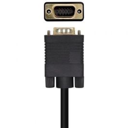 Cable Conversor Aisens A125-0462/ DisplayPort Macho - VGA Macho/ Hasta 5W/ 2300Mbps/ 3m/ Negro