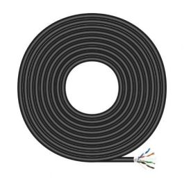 Cable de Red Rígido UTP Categoría 6 Aisens AWG24 Negro 100 m