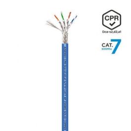 Cable de Red Rígido FTP Categoría 7 Aisens AWG23 Azul 100 m