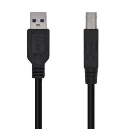 Cable USB Aisens A105-0444 2 m Negro (1 unidad) Precio: 6.95000042. SKU: B16FMBJDYN