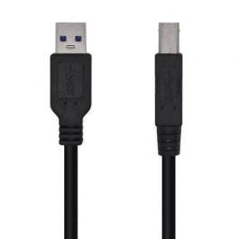Cable USB 3.0 Impresora Aisens A105-0445/ USB Tipo-B Macho - USB Macho/ 3m/ Negro Precio: 7.49999987. SKU: B1DVY36PR3