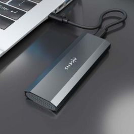 Caja Externa para Disco SSD M.2 NGFF Aisens ASM2-029GR/ USB 3.2/ Sin tornillos