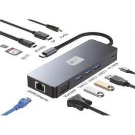 Leotec LEDS03 Docking Station 11 en 1 USB-C para Portátil Universal con PD 100W, HDMI 4K, VGA, DP y USB 3.2 Precio: 50.49999977. SKU: B1AYP56Y6B