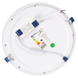 Placa LED Circular 24W 2585Lm Lifud Flicker Free IP20 30000H Blanco Frío [WR-AYRR-24-CW]