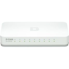 D-Link GO-SW-8E Switch de Escritorio de 8 Puertos Fast Ethernet 10/100 Mbps No Gestionado, Plug & Play, Silencioso y Eficiente Energéticamente Precio: 10.50000006. SKU: S55100827