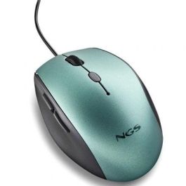 Ratón Ergonómico NGS Moth Ice/ Hasta 1600 DPI/ Verde Hielo Ratón Ergonómico NGS Moth Ice/ Hasta 1600 DPI/ Verde Hielo