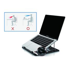 Conceptronic Soporte Base Refrigeración Portátil Ergonómico Ajustable hasta 15.6" Aluminio