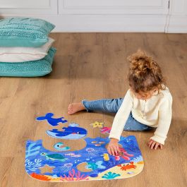 Goula Puzzle XXL Océano Puzzle de Cartón de Gran Calidad 18 Piezas Gigantes para Niños a partir de 3 Años